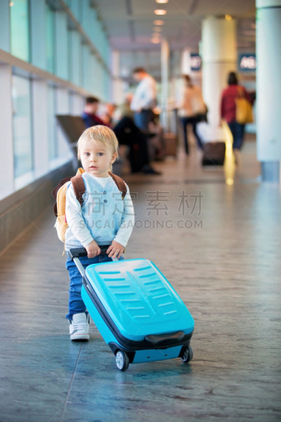 儿童,飞行器,机场,等,旅游目的地,黑板,在活动中,旅途,兄弟,小的