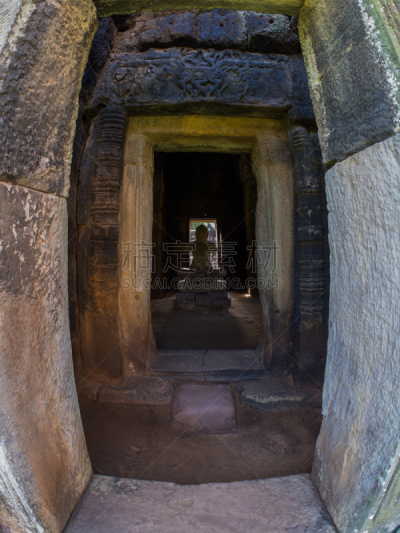 公园,批迈,king jayavarman vii,雕像,垂直画幅,灵性,艺术,柬埔寨,无人,古老的