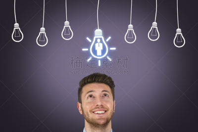 想法,人力资源,人的头部,概念,数字取景器,与众不同,未来,领导能力,网络服务器