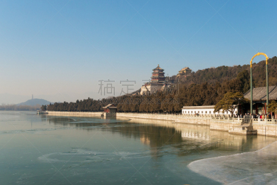 颐和园,北京,海淀区,昆明湖,明朝风格,旅游目的地,水平画幅,无人,户外,2015年