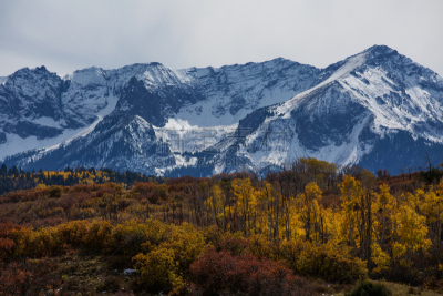 科罗拉多州,美国,地形,斯奈佛尔斯山脉,达拉斯市,雪,户外,天空,山谷,自然