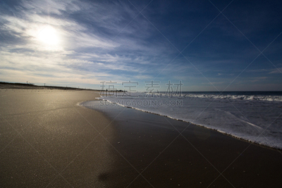 沙子,海滩,蓝色,海洋,波浪,风景,宽的,柔和,贪食南丽鱼,海底