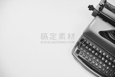 打字机,过时的,图像,40-80年代风格复兴,概念,打字机键盘,打字机键,古董店,过去,机器