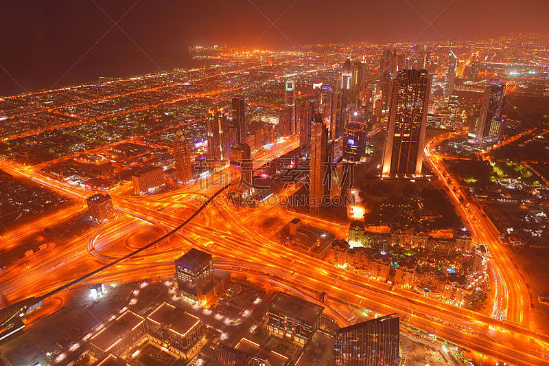 城市天际线,迪拜,华贵,黄昏,波斯湾,建筑业,著名景点,豪宅,背景,建筑