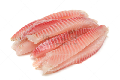 鱼片,精神振作,白色背景,生食,海产,清新,健康食物,食品,图像,肉片