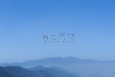 蓝山,大分水岭,中长距离,澳大利亚文明,美,留白,新南威尔士,水平画幅,山,无人