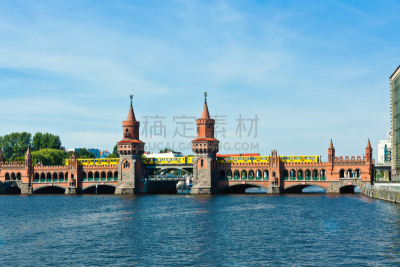 柏林,斯普利河畔,桥,德国,纪念碑,留白,旅游目的地,水平画幅,建筑,无人