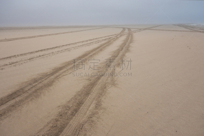 荒野公路,天空,水平画幅,沙子,无人,大西洋,夏天,户外,纳米布沙漠,海滩