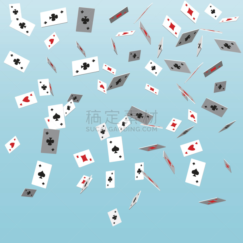 赌场,纸牌,扑克,绘画插图,套装,矢量,形状,式样,团体性运动,装饰
