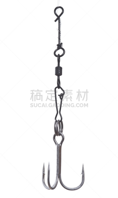 吊钩,垂直画幅,留白,捕猎行为,无人,鱼钩,白色背景,尖利,背景分离,影棚拍摄
