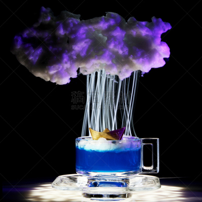 茶杯,暴风雨,小题大作,艺术,无人,抽象,方形画幅,海洋,雨,环境