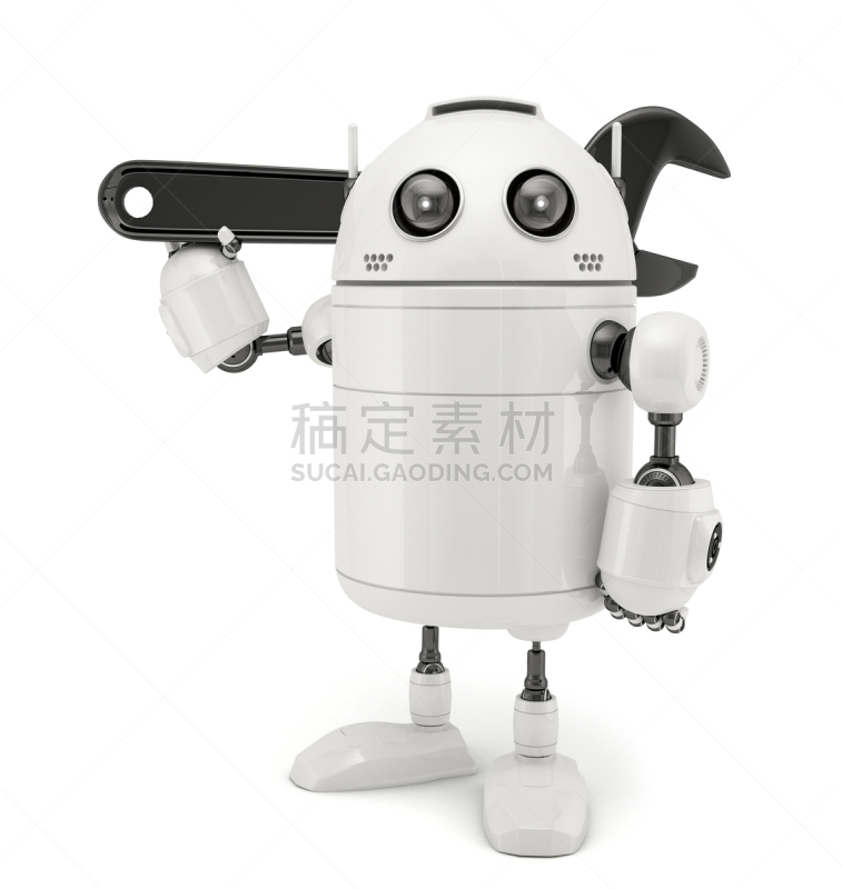 活动扳手,自动的,三维图形,垂直画幅,未来,符号,性格,科学,仅男人,仅成年人