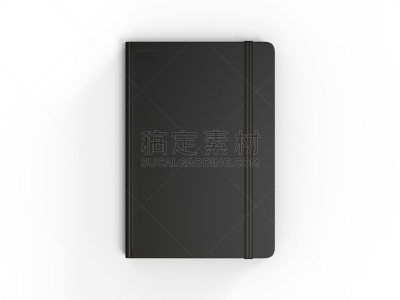 三维图形,绘画插图,空白的,笔记本,橡皮圈,轻蔑的,正下方视角,烙铁,带子,背景分离