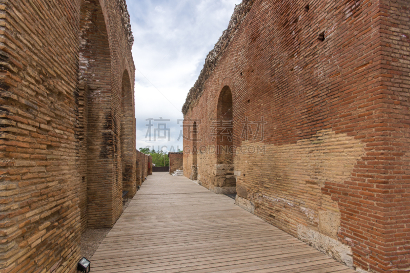 佩特雷,古代剧场,伯罗奔尼撒,希腊,罗马风格,围墙,achaia,爱奥尼亚海,古典希腊,剧院