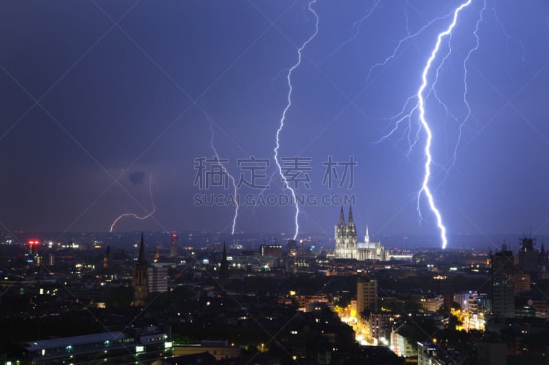 夜晚,雷雨,天空,暴风雨,水平画幅,能源,户外,戏剧性的天空,非凡的