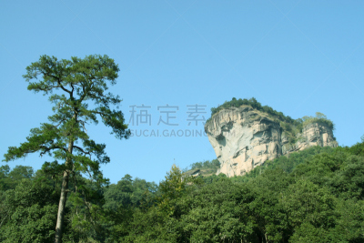 自然,地形,山,武夷山,福建省,天空,美,水平画幅,绿色