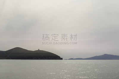 海滩,近海岸牧羊犬,公园,水,天空,水平画幅,山,沙子,早晨,户外