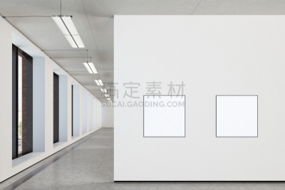 空白的,画廊的开幕式,正面视角,留白,边框,艺术,水平画幅,墙,无人