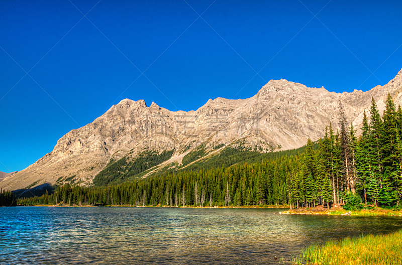 山,风景,埃尔博湖,自然,草地,水平画幅,岩石,阿尔伯塔省,无人,全景