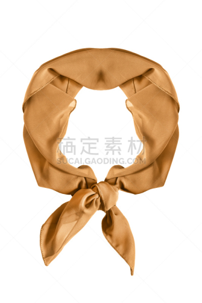 领巾,分离着色,女人头巾,围巾,薄绸,丝绸,手帕,黄色,个人随身用品,打结