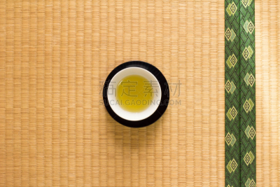 塌塌米垫,绿茶,茶叶箱,留白,室内,热,水平画幅,无人,茶杯,背景