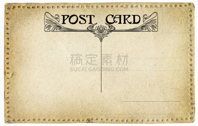 古典式,明信片,贺卡,留白,褐色,古董,水平画幅,衰老过程,古老的,空的