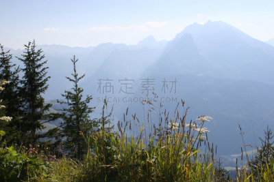 瓦茨曼山,圣巴托洛美教堂,贝希特斯加登,贝希特斯加登地区,瓦茨曼-马斯夫山,巴伐利亚阿尔卑斯山区,萨尔茨堡州,水平画幅,无人,偏远的
