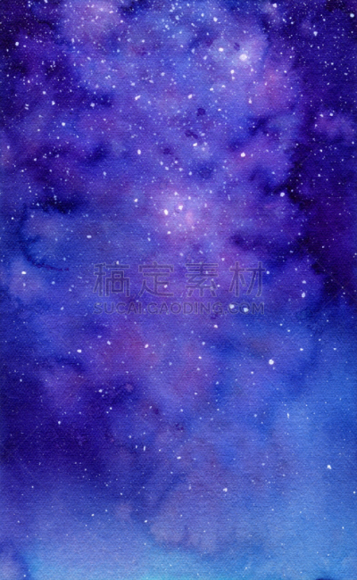 星系,绘画插图,水彩画,星座,天空,水彩画颜料,湿,太空,星星,垂直画幅