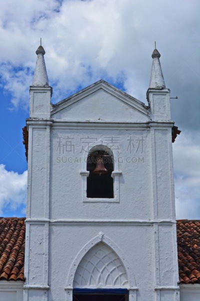 巴西,建筑,垂直画幅,天空,殖民地式,现代,塞阿腊州,白色,彩色图片