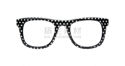 眼镜,斑点,猫眼眼镜,角质架眼镜,正面视角,美,新的,水平画幅,无人,古典式