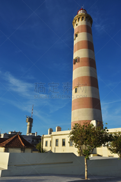 灯塔楼,葡萄牙,家畜,巴拉岛,垂直画幅,天空,建筑,无人,蓝色,古老的