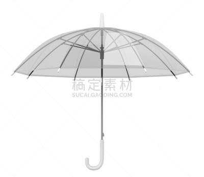 塑胶,伞,一次性物品,水平画幅,无人,暴雨,白色背景,沮丧,背景分离,金属