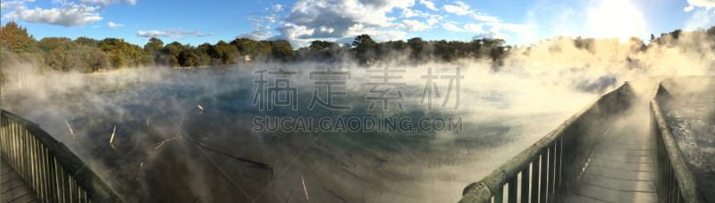 罗托鲁阿,新西兰,热,公园,池塘,海洋热液喷口,地热保护区,thermal park,mud pot,温泉池