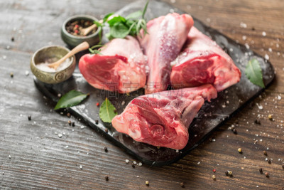 生食,动物腿骨,羊肉,水平画幅,碗,无人,排骨,乡村风格,特写,肉