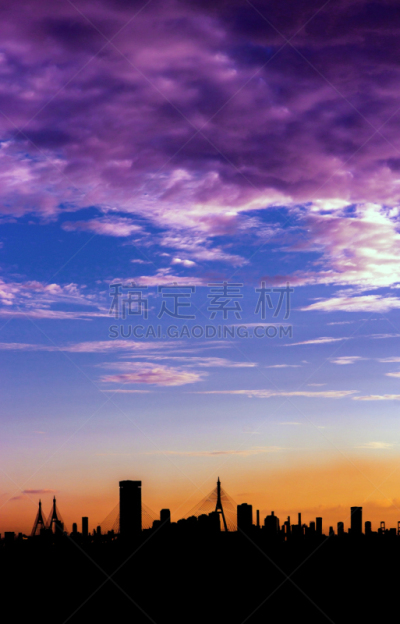 曼谷,在上面,垂直画幅,天空,无人,北榄府,户外,泰国,工业,屋顶