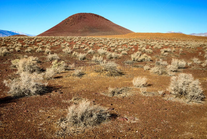 火山渣锥,科索山脉,因约国家森林公园,州界,英友镇,美国西部,美国,水平画幅,圆锥,山