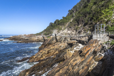 暴风雨,河流,桥,动物嘴,在上面,花园大道,杨浦大桥,克尼斯纳,野生动物保护区,圆木