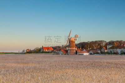 cley next the sea,天空,东安格利亚,水平画幅,无人,蓝色,英格兰东部,户外,德国北海地区,海岸线