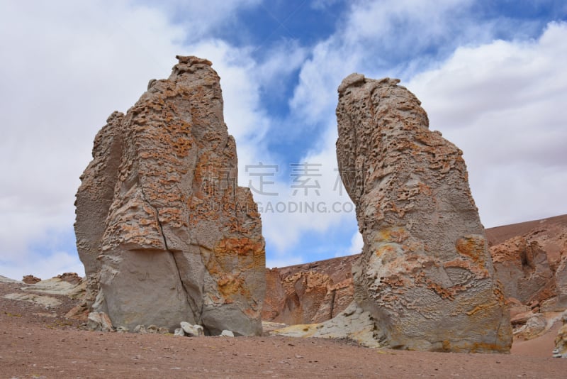 阿塔卡马沙漠,智利,地形,自然,火山,水平画幅,景观设计,山,无人,山谷