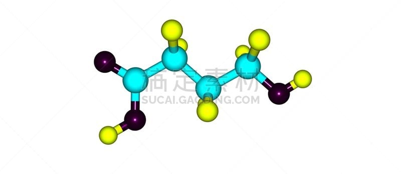 白色,酸,分子结构,分离着色,水平画幅