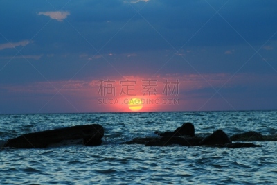海洋,黄昏,水,天空,美,水平画幅,岩石,无人,碧洋海滩,旧金山海洋滩