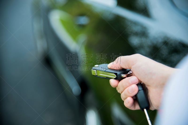 开锁,汽车,女人,手,汽车报警器,租赁合同,车钥匙,贷款,小轿车门,防盗警铃