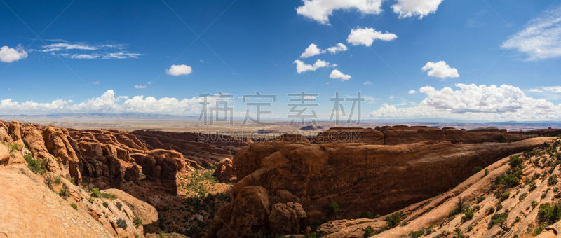 滑石小道,精致拱石,摩押,红岩石,水平画幅,沙子,无人,户外,云景,石头