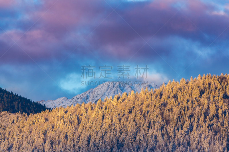 雪,月亮,冬天,山,风景,拍摄环境,天空,美,度假胜地,水平画幅