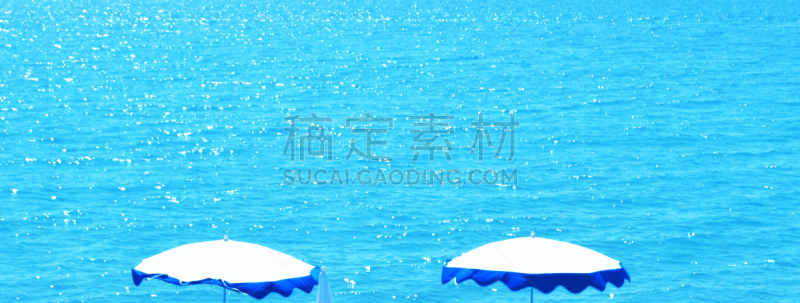 昂格鲁人行大道,尼斯,天使湾,花园伞,滚筒状波浪,阿尔卑斯上普罗望斯省,海滩遮阳伞,耀斑,海啸,仅天空