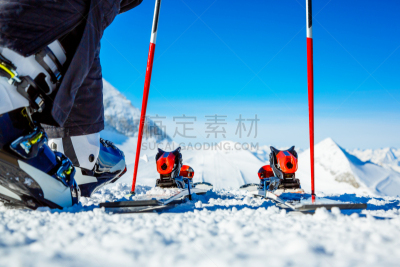滑雪运动,滑雪坡,从滑雪的角度拍摄,滑雪靴,hintertux glacier,hintertux,滑雪雪橇,滑雪杖,滑雪场,滑雪度假