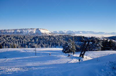 张伯伦,山,法国,度假胜地,水平画幅,雪,阿尔卑斯山脉,滑雪运动,户外,杉树