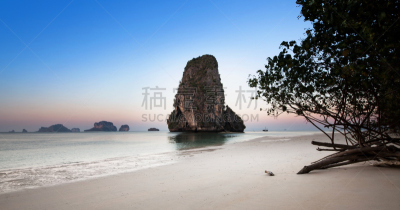 奥南湾,甲米,泰国,海滩,帕楠海湾沙滩,莱雷海滩,水,天空,美,泰国人