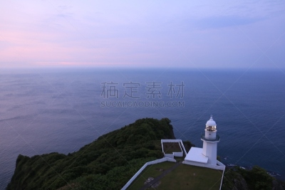室兰,斗篷,北海道,海岬,水平画幅,无人,蓝色,日本,色彩渐变,太阳