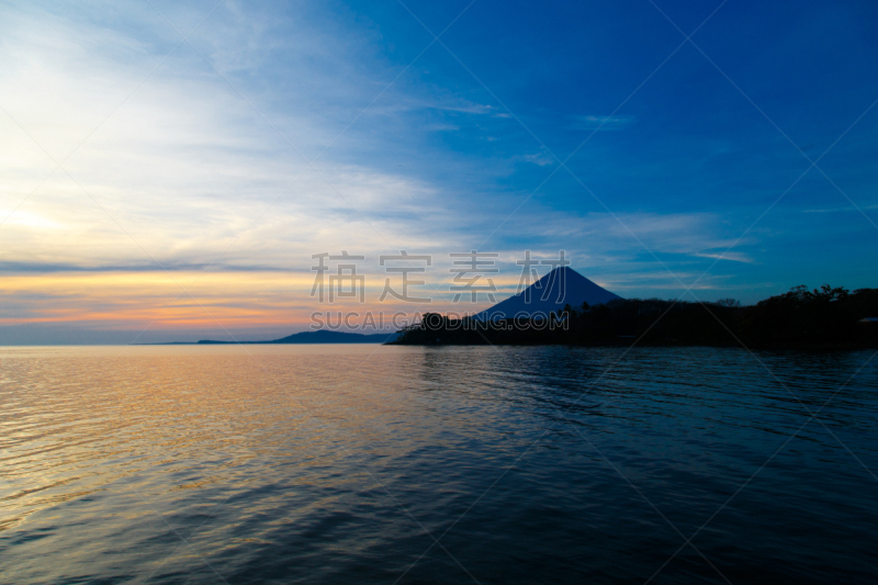 康塞普西翁,火山,日光,风景,火神,尼加拉瓜,自然,地质学,图像